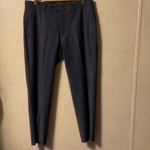 Calvin Klein Men's Dark Blue Dress Pants